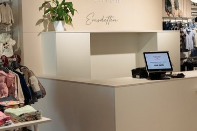 Takko Store Kassenbereich