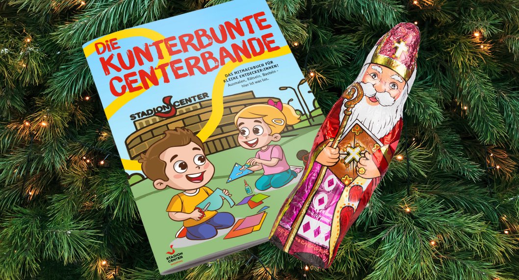 Nikolo und Centerbandebuch in Christbaum 