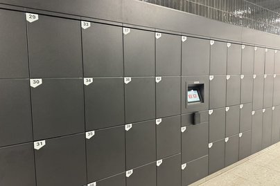 Schließfächer im Stadion Center 