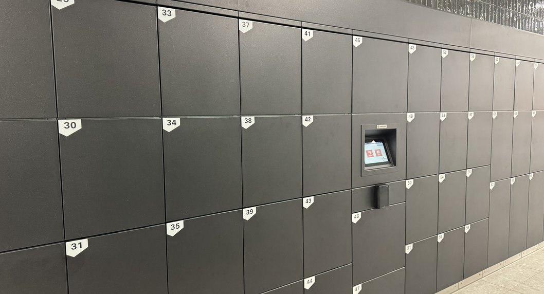 Schließfächer im Stadion Center 